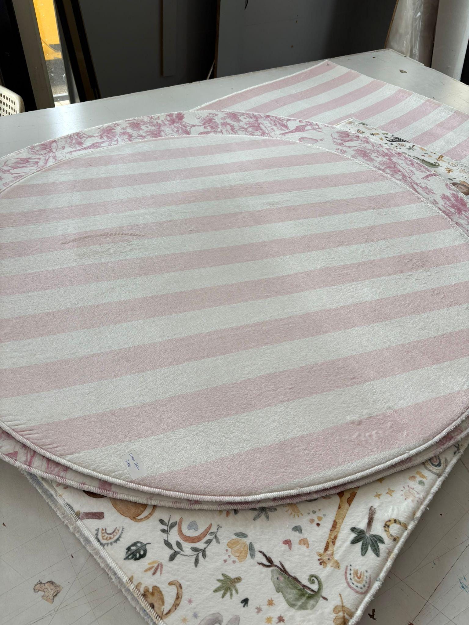 Pink Stripe, Carpet, kids decor, Children's Room Decor, Kids Rug, Kids Carpet, Personalised decor, Pink decor