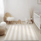 Beige Stripe Rug, Carpet, kids decor, Children's Room Decor, Kids Rug, Kids Carpet, decor, Beige Stripe decor
