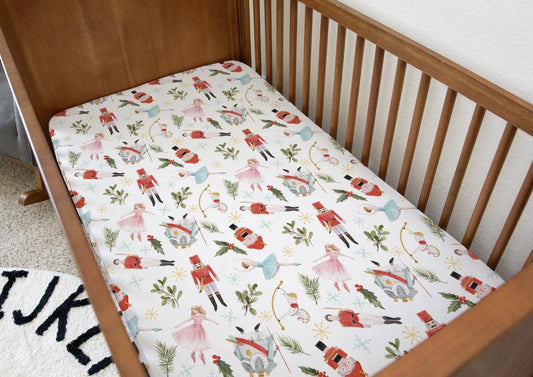 Christmas - Ballerina Nutcracker, Bedding, Duvet Covers, Fitted Sheets, Festive bedding, Christmas Nutcracker and Presents Bedding, Bedding
