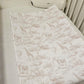 Chinoiserie Toile de Jouy Safari, Beige - Baby Changing Mat