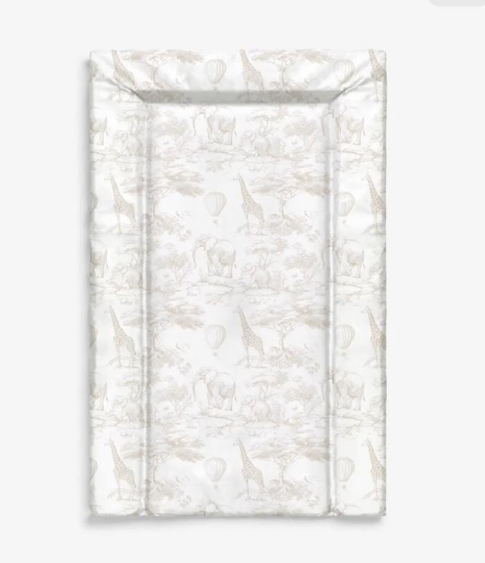 Baby Changing Mat - Chinoiserie Toile de Jouy Safari - COLOUR, Nappy Changing Mat, Waterproof Mat, Baby Gift, Wedge Changing Mat