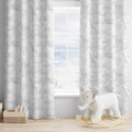 Chinoiserie Toile de Jouy Safari -GREY, Curtains, Blackout or Non Blackout, Eyelet, Pencil Pleat or Rod Pocket, Safari Curtains, Home Decor