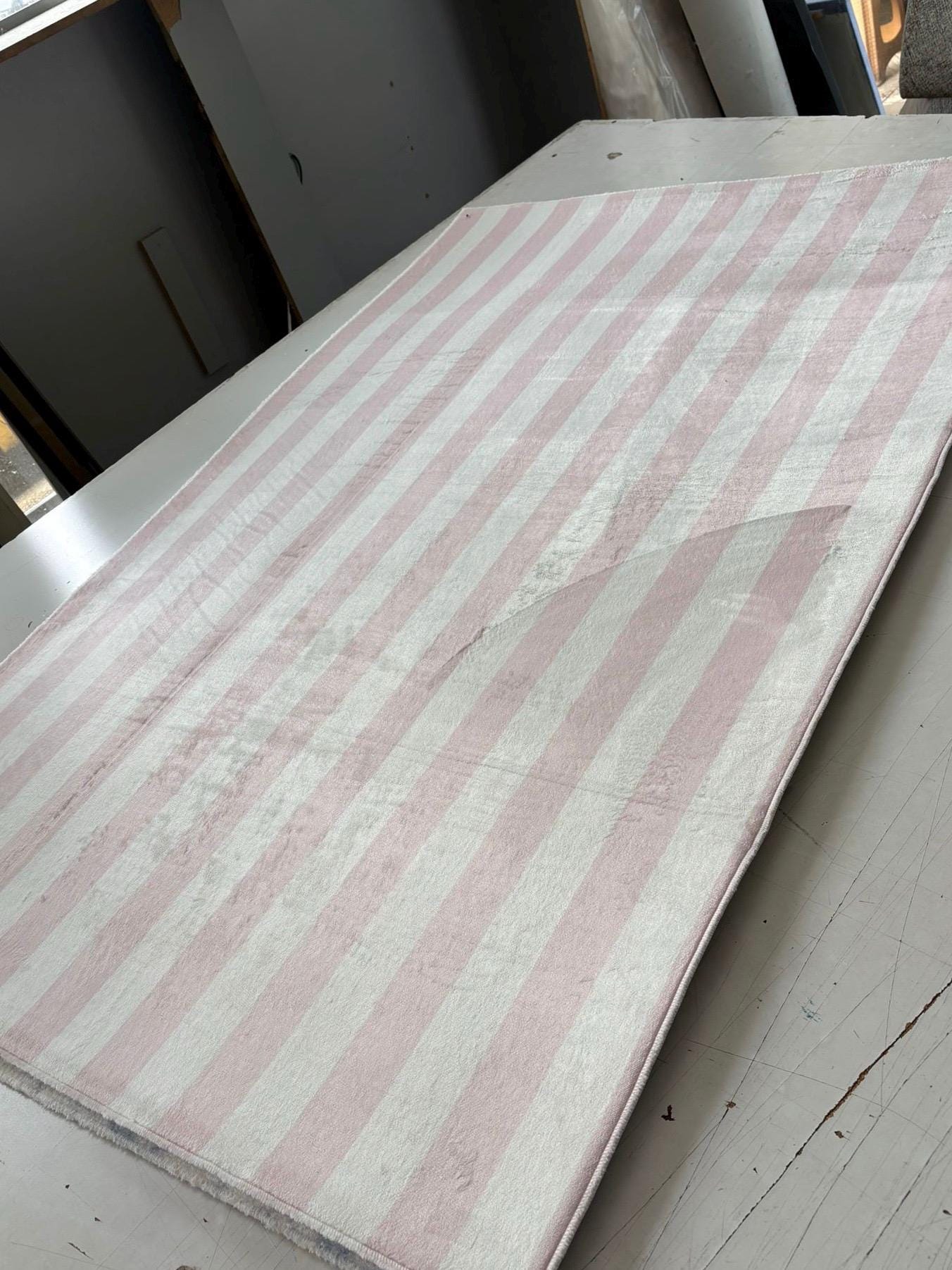 Pink Stripe, Carpet, kids decor, Children's Room Decor, Kids Rug, Kids Carpet, Personalised decor, Pink decor
