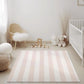 Pink Stripe, Carpet, kids decor, Children's Room Decor, Kids Rug, Kids Carpet, Personalised decor, Pink decor