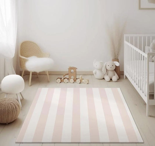 Pink Stripe, Carpet, kids decor, Children's Room Decor, Kids Rug, Kids Carpet, Personalised decor, Pink decor