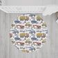 Trucks and Diggers Rug, Round Carpet, kids decor, Children's Room Decor, Kids Round Rug, Kids Carpet, Trucks and Digger decor