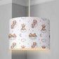 Bear in the Clouds, Brown - Lampshade