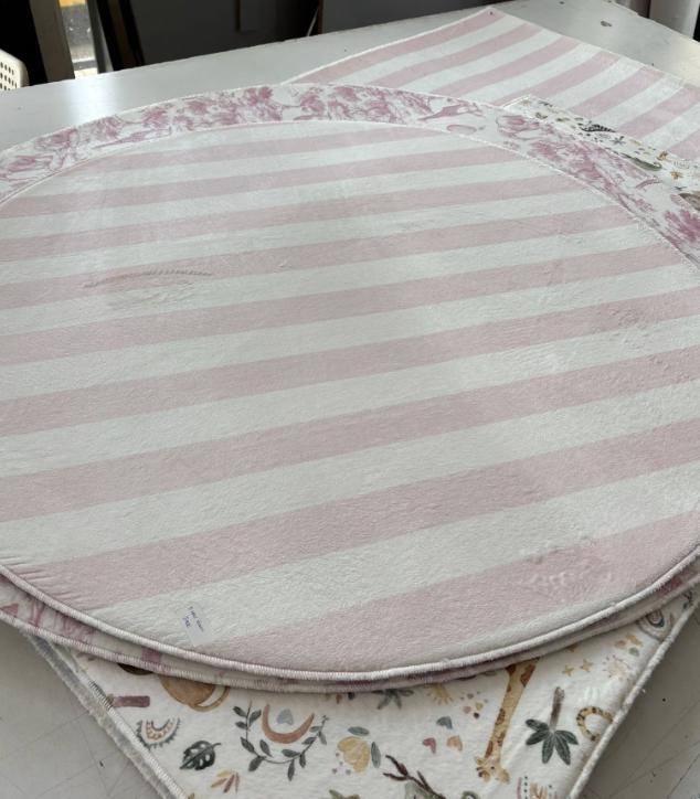 Pink Stripe, Carpet, kids decor, Children's Room Decor, Kids Rug, Kids Carpet, Personalised decor, Pink decor