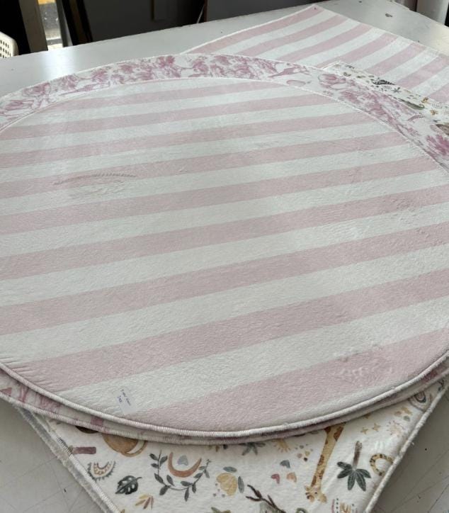 Pink Stripe, Carpet, kids decor, Children's Room Decor, Kids Rug, Kids Carpet, Personalised decor, Pink decor