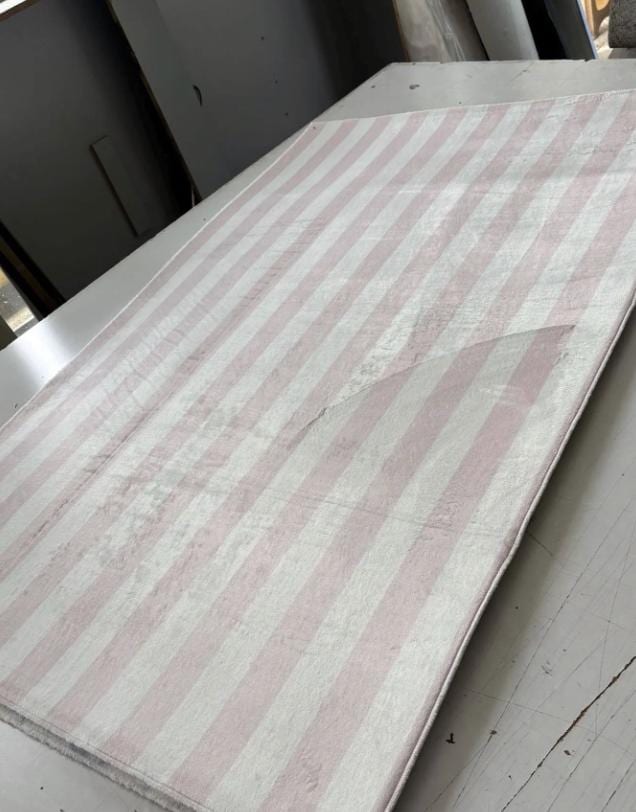 Pink Stripe, Carpet, kids decor, Children's Room Decor, Kids Rug, Kids Carpet, Personalised decor, Pink decor