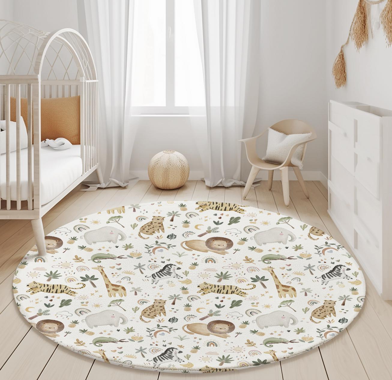 Safari Doodle Rug, Carpet, kids decor, Children's Room Decor, Kids Rug, Kids Carpet, Personalised decor, Safari decor