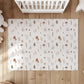 Watercolour Woodland Mushroom Rug Carpet, Woodland kids decor, Children's Room Decor, Kids Rug, Kids Carpet, Monochrome Decor