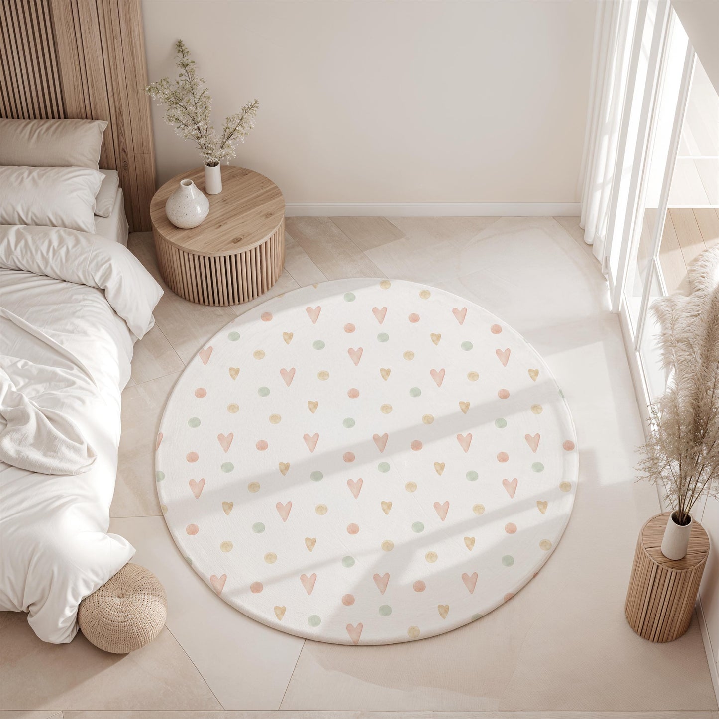 Dainty Spots, Pretty sweet spots, Rug, Carpet, kids decor, Children's Room Decor, Kids Rug, Kids Carpet, Spot Decor