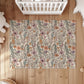 Wildflower Floral Rug Carpet, Playmat, Rug, Carpet, kids decor, Children's Room Decor, Kids Rug, Kids Carpet, Spot Decor