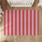 Pink and Red Stripes Rug Carpet, Playmat, Rug, Carpet, kids decor, Children's Room Decor, Kids Rug, Kids Carpet, Stripes Decor