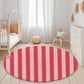 Pink and Red Stripes Rug Carpet, Playmat, Rug, Carpet, kids decor, Children's Room Decor, Kids Rug, Kids Carpet, Stripes Decor