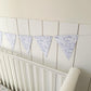BUNTING - Toile De Jouy Safari - Blue, Cardstock (300gsm card NOT fabric) Nursery Wall Prints, Bedroom Bunting, Nursery Bunting, Play Room