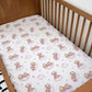 Bear on the Clouds - PINK - Bedding, Duvet Covers, Fitted Sheets, Bear Bedding, Childrens Bedding, Childrens Room Decor, Bedding and Pillows