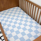 Blue Checkered - Bedding, Duvet Covers, Fitted Sheets, Modern Bedding, Cool Kids Bedding, Childrens decor, Checkered bedding