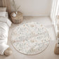 Watercolour Woodland Sketched Animals Rug Carpet, Woodland Animals, decor, Children's Room Decor, Kids Rug, Kids Carpet, Monochrome Decor