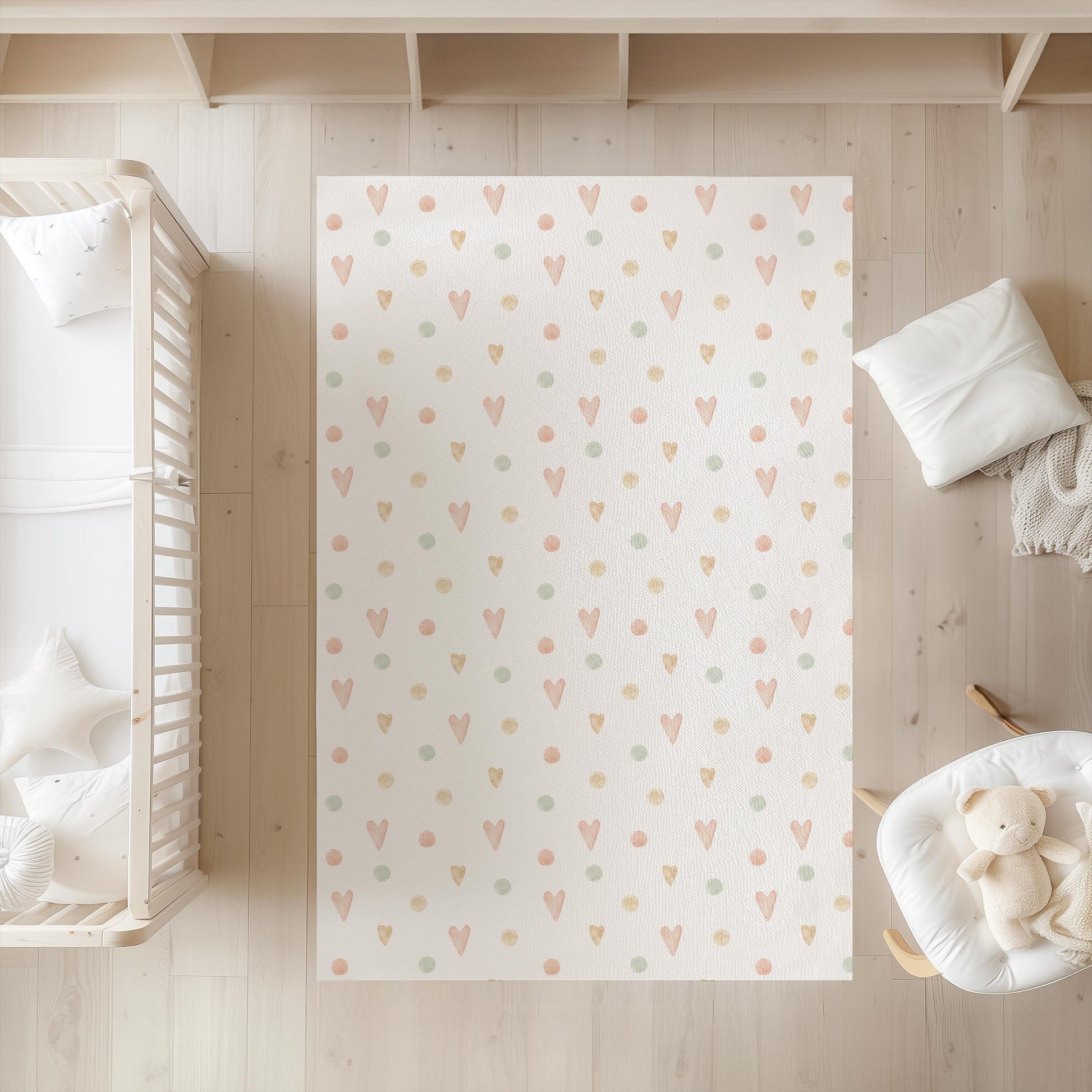 Dainty Spots, Pretty sweet spots, Rug, Carpet, kids decor, Children's Room Decor, Kids Rug, Kids Carpet, Spot Decor