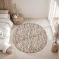 Wildflower Floral Rug Carpet, Playmat, Rug, Carpet, kids decor, Children's Room Decor, Kids Rug, Kids Carpet, Spot Decor