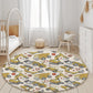JCB Trucks and Diggers - Yellow, Rug Carpet, Playmat, Rug, Carpet, kid decor, Childrens Room Decor, Kids Rug, Kids Carpet, JCB Builder Decor
