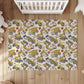 JCB Trucks and Diggers - Yellow, Rug Carpet, Playmat, Rug, Carpet, kid decor, Childrens Room Decor, Kids Rug, Kids Carpet, JCB Builder Decor
