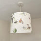LAMPSHADE - Nursery Ceiling Yellow Bear & Friends, Lampshade or Table lampshade - Childrens Room Lampshade - Round Lampshade, Dunelm decor