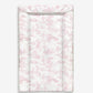 Baby Changing Mat - Chinoiserie Toile de Jouy Ballerina - PINK, Nappy Changing Mat, Waterproof Mat, Baby Gift, Wedge Changing Mat