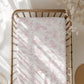 Chinoiserie Toile de Jouy BALLERINA - Pink, Bedding, Duvet Covers, Fitted Sheets, Safari theme with Hot Air Balloon, Kids Bedding