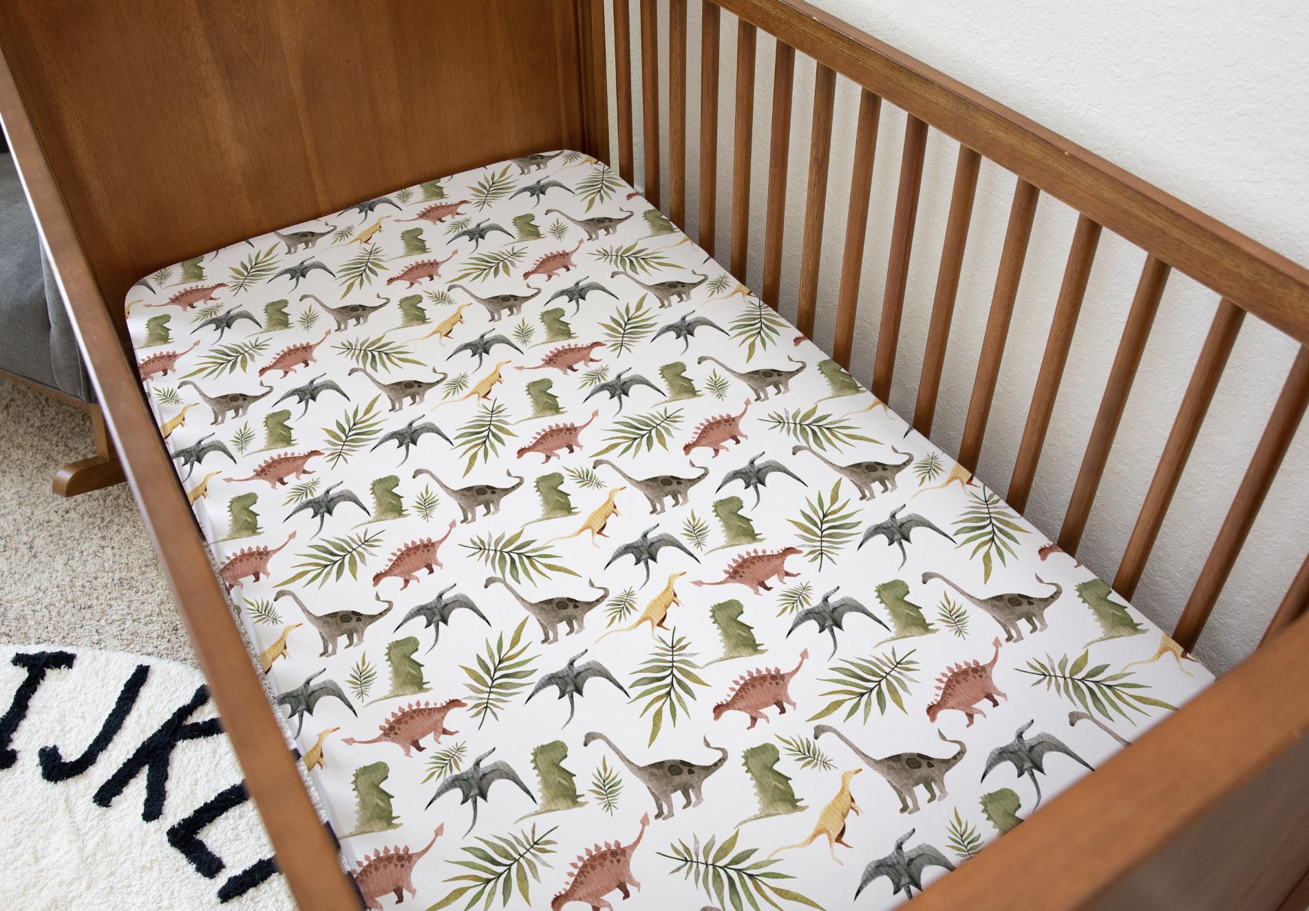 Dinosaurs - Green and Red, Bedding, Duvet Covers, Fitted Sheets, Dinosaur theme , Kids Bedding, Cot bedding, Single Bedding,