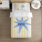 Stripe Yellow, Cute Star Duvet Cover, Fitted Sheet, Bedding, Duvet Covers, Fitted Sheets, pop colours, Kids Bedding