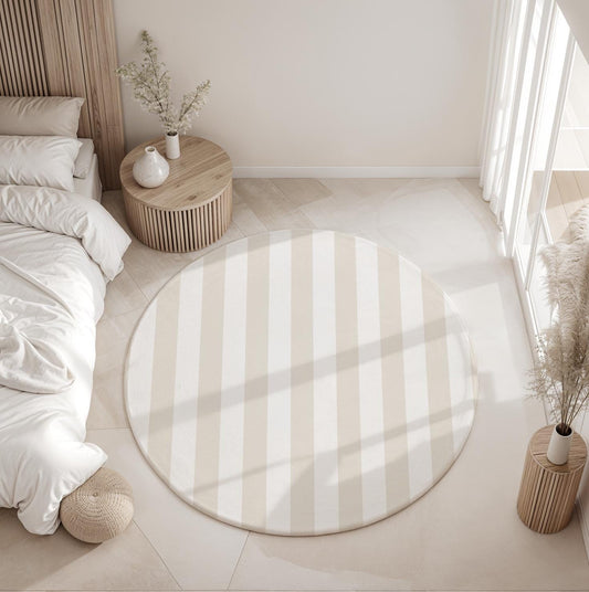 Beige Stripe, Carpet, kids decor, Children's Room Decor, Kids Rug, Kids Carpet, Personalised decor, Beige decor