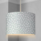 LAMPSHADE - Nursery Triangles - Cool Mint, Lampshade or Table lampshade - Childrens Room Lampshade - Round Lampshade