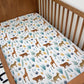 BEDDING - Safari - Leopard & Tigers, Duvet Cover set, Fitted Sheets, Pillow Case, Modern Colourful Watercolour Kids Bedding