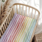 BEDDING - Stripes Rainbow, Duvet Cover set, Fitted Sheets, Pillow Case, Modern Colourful Kids Bedding