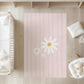 Stripes Pink with Daisies - Rug, Carpet, kids decor, Children's Room Decor, Kids Rug, Kids Carpet
