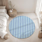 Wavy Stripes Blue - Rug, Carpet, kids decor, Children's Room Decor, Kids Rug, Kids Carpet