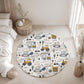 Trucks and Diggers - Rug, Carpet, kids decor, Children's Room Decor, Kids Rug, Kids Carpet