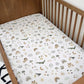 Little Doodle Safari, Bedding, Duvet Covers, Fitted Sheets, Safari Giraffe Lion Rainbows, Kids Bedding