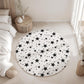 Black Stars, Carpet, kids decor, Children's Room Decor, Kids Rug, Kids Carpet