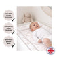 Chinoiserie Toile de Jouy Safari, Beige - Baby Changing Mat