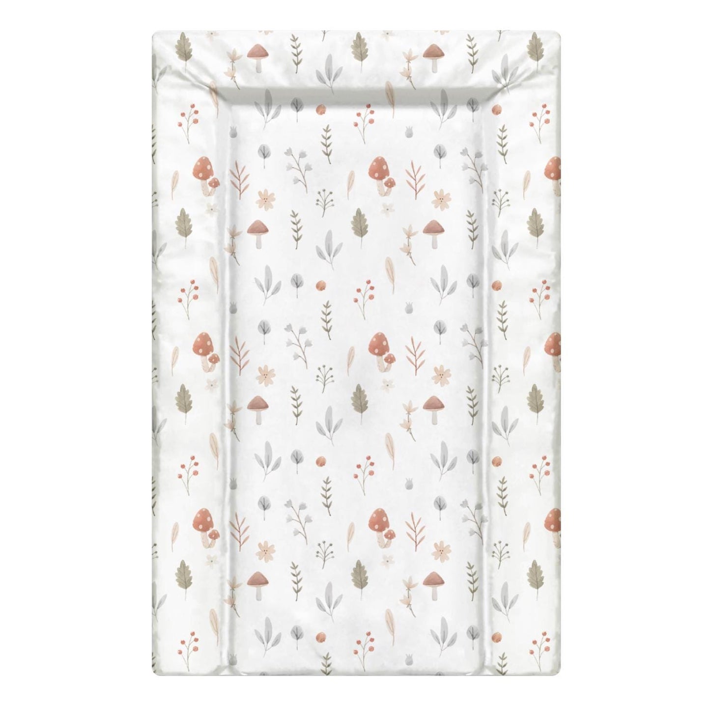 Woodland Mushrooms and Flowers - Baby Changing Mat