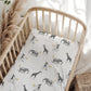 BEDDING - Safari - Animals on Unicycle, Duvet Cover set, Fitted Sheets, Pillow Case, Modern Colourful Watercolour Kids Bedding