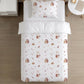 BEDDING - Woodland - Animals & Cake, Duvet Cover set, Fitted Sheets, Pillow Case, Modern Colourful Kids Bedding