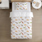 BEDDING - Safari - Animals ABC, Duvet Cover set, Fitted Sheets, Pillow Case, Modern Colourful Kids Bedding