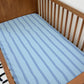 BEDDING - Blue Wavy Stripes, Duvet Cover set, Fitted Sheets, Pillow Case, Modern Bedding