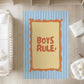 Boys Rule! Stripe wavy rug Blue, Girls Rule! Pink, Carpet, kids decor, Children's Room Decor, Kids Rug, Kids Carpet, Modern Colourful decor