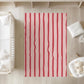 Wavy Stripes Pink and Red - Rug, Carpet, kids decor, Children's Room Decor, Kids Rug, Kids Carpet